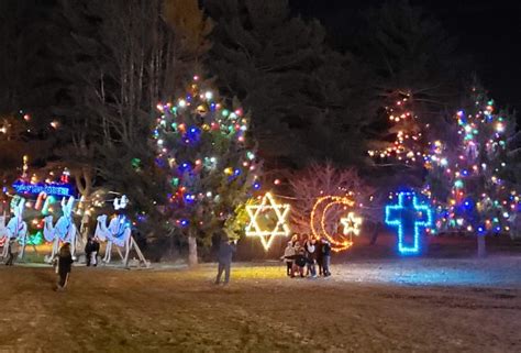 The shrine of la salette is located in a high alpine pasture at an altitude of about 6,000 feet, about 9 miles from the nearest town. La Salette Shrine: Magical Christmas Lights are a Boston ...