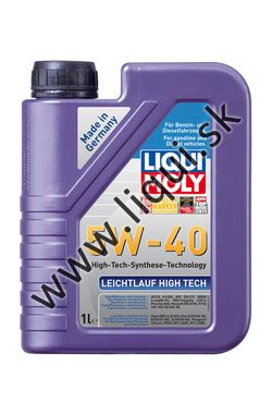 LIQUI MOLY LEICHTLAUF HIGH TECH 5W-40 - 1l (3863) | Liqui.sk