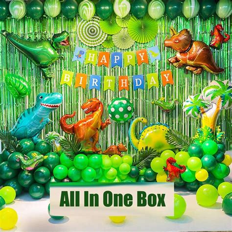 89pcs Dinosaur Theme Party Decoration Balloon Baby Shower Dinosaurs