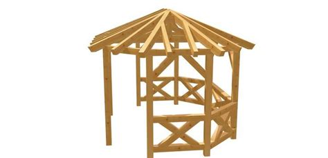 5,0 von 5 sternen 1. Pavillon 8 eckig Holz Bauanleitung in 2020 | Pavillon ...