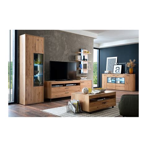 Portland 184cm Assembled Solid Wood Tv Unit Modern Wood Collections