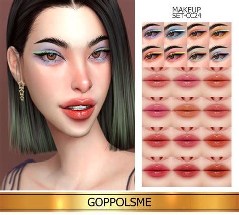 Goppols Me Gpme Gold Makeup Set Cc24 Download At Goppolsme Sims