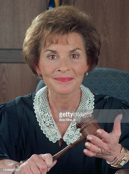 Judge Judy Sheindlin On The Set Of Her Television Show December 2 News Photo Getty Images