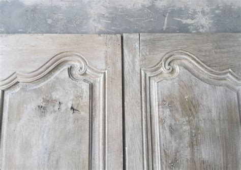 Two Pairs Of Matching Antique Cabinet Doors With Reclaimed Hardware At