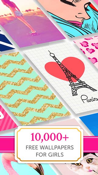 Girly Wallpapers By 10000 Wallpapers — Tick Tock Apps