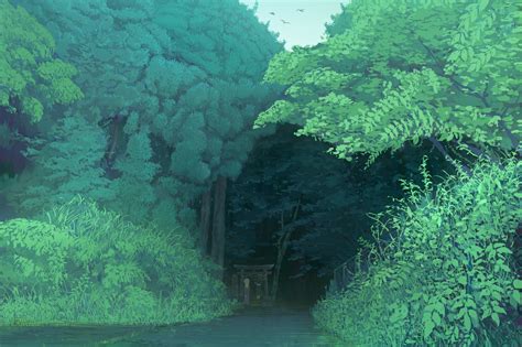 Want to discover art related to aestheticforest? nature, Landscape, Forest, Trees, Anime Wallpapers HD ...