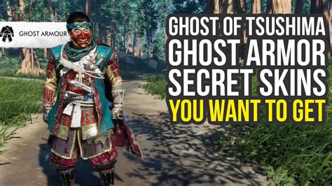 Ghost Of Tsushima Ghost Armor Secret Skins And How To Get Them Ghost Of