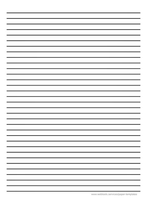 Black blank lined paper