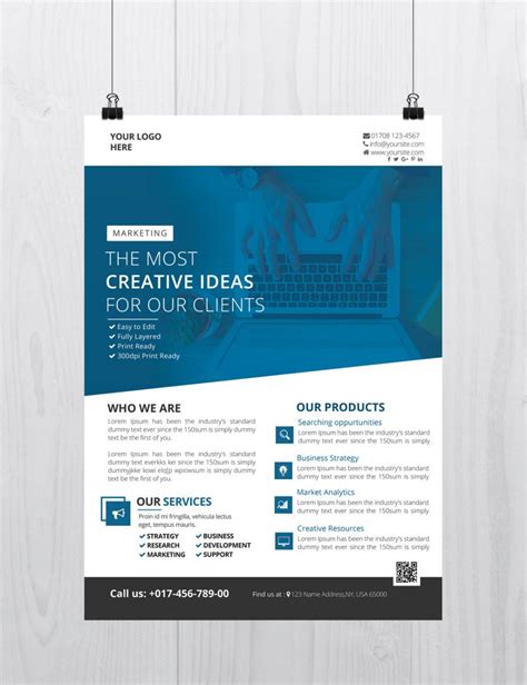 Photoshop Business Flyer Templates Free Download Pakdelta