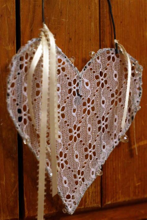Lace Heart Think Crafts By Createforless In 2020 Lace Heart Lace