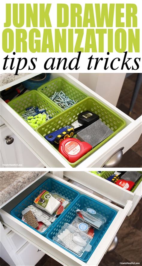 Junk Drawer Organization How To Nest For Less