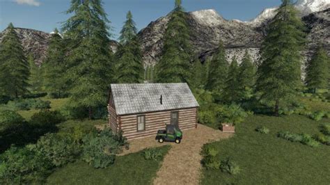 Fs19 Log Cabin Farmhouse V1 Farming Simulator 19 Mods