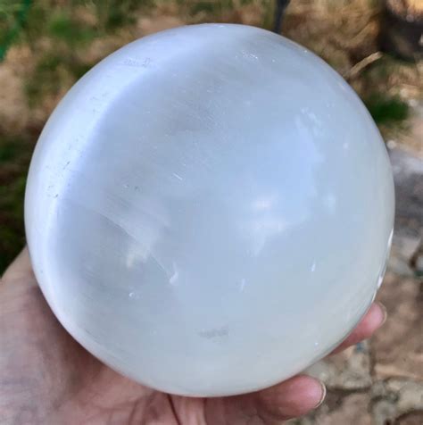 114mm Huge Selenite Sphere Orb Ball Mineral Display Specimen