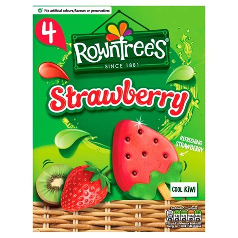 Rowntrees Strawberry Ice Lollies Morrisons
