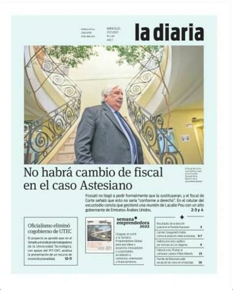 Newspaper La Diaria Uruguay Newspapers In Uruguay Wednesdays