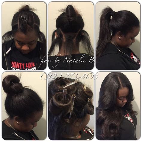 From Start To Finish Perfect Pony Sew In Hair Weaves By Natalie B