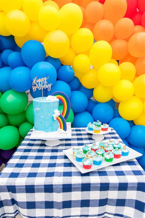 Kara's Party Ideas Somewhere Over the Rainbow Birthday Party | Kara's