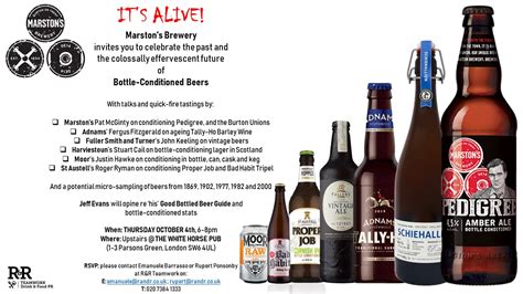 Its Alive Bottle Conditioned Beers Event The British Guild Of Beer