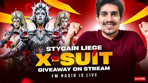Are You Ready For New X Suit Giveaway Pubg Mobile Live Fm Nasir Yt