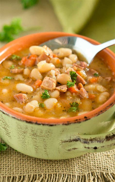 Instant Pot Ham White Bean Soup Delicious Meets Healthy