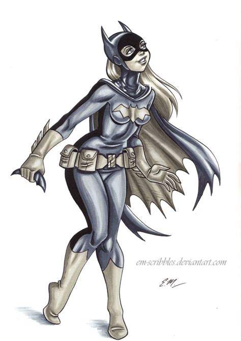 Barbara Marker Drawing By Em Scribbles On Deviantart Marker Drawing Batgirl Drawings