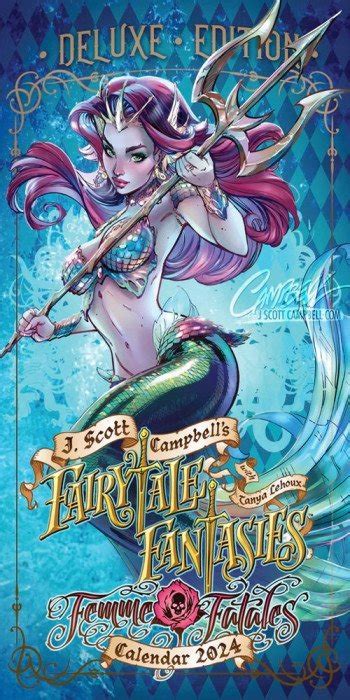 J Scott Campbells Fairytale Fantasies Calendar Deluxe Image Comics Comic Book Value And
