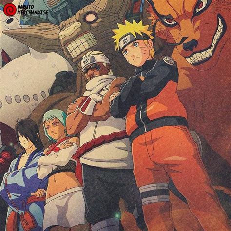 All Tailed Beasts And Jinchuriki Poster Naruto Merchandise