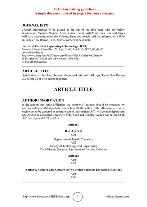Paper Template - IAEME Journals