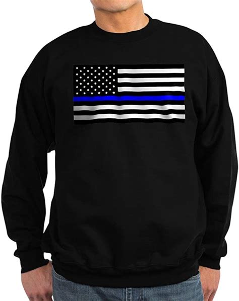 Cafepress Blue Lives Matter Flag Classic Crew Neck Sweatshirt
