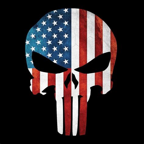 Pinterest Punisher Skull Punisher Skull American Flag Punisher Artwork