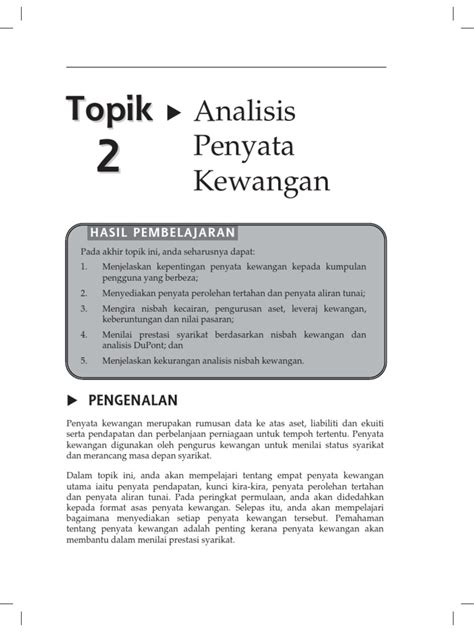 Mesti catit/rekod duit seperti yang ada bank bank anda. Analisis Penyata Aliran Tunai