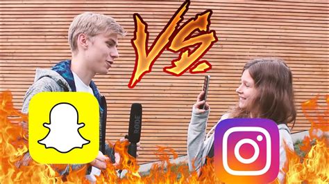Instagram Vs Snapchat Youtube