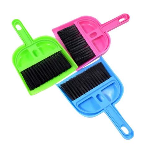 Angmile Mini Cat Litter Shovel Handheld Dustpan Broom Bucket Broom And