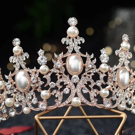 Tiaras Jewelry Bohemian Crown Bright Victorian Style Bride Etsy