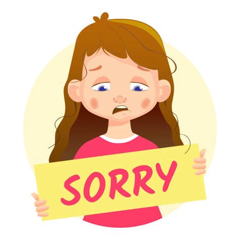 Child Saying Sorry Illustrations Royalty Free Vector Graphics And Clip