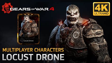 Gears Of War 4 Multiplayer Characters Locust Drone Youtube