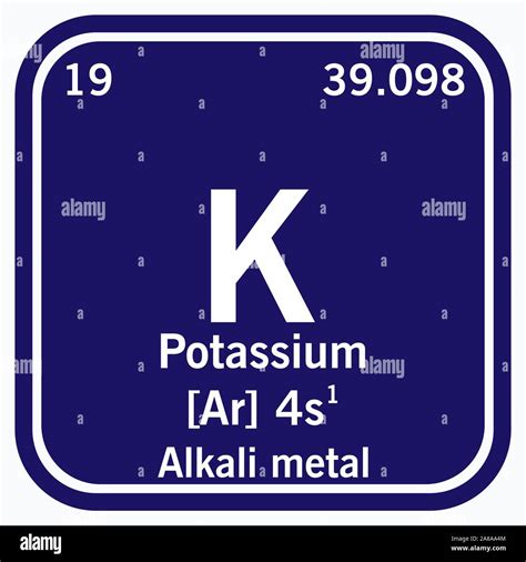 Potassium Atomic Structure Hi Res Stock Photography And Images Alamy