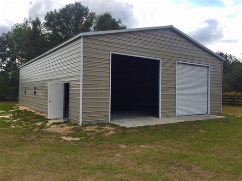 40x60 Garage Central Florida Steel Buildings And Supply