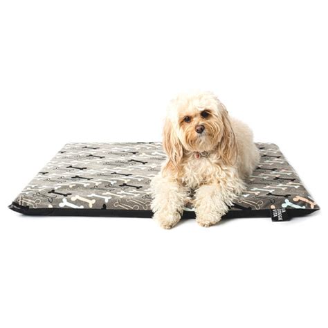 Grey Boney Maloney Flat Dog Bed Temple And Webster