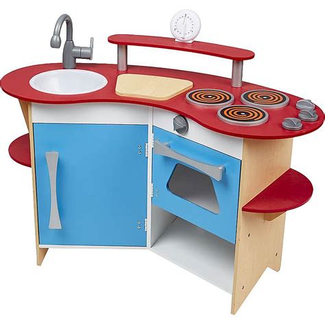 Best Buy Melissa And Doug Cooks Corner Wooden Play Kitchen Multi 3950