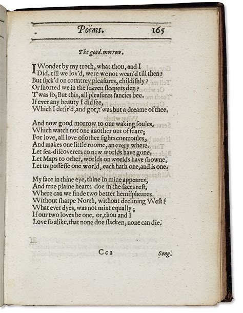 Donne John 1572 1631 Poems London M[iles] F[lesher] For John Marriot 1633 Christie S