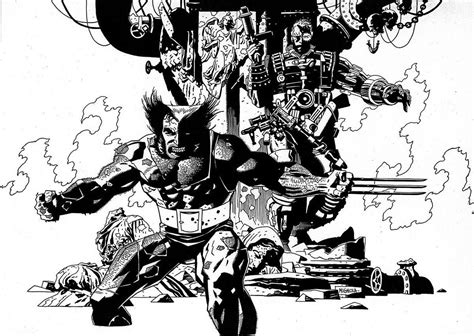 Wolverine And Cable By Mike Mignola Comicbooks