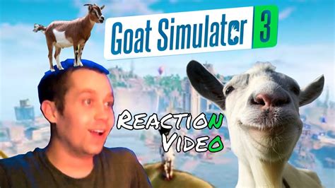 Goat Simulator 3 Reaction Reveal Trailer Gameplay Youtube