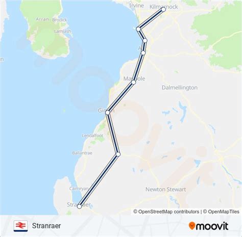 Scotrail Route Schedules Stops And Maps Stranraer Updated