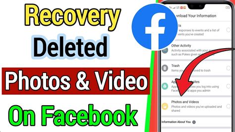 How To Recover Deleted Photos And Videos On Facebook How To Recover Facebook Photos