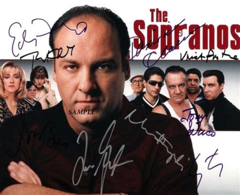 The Sopranos Cast 2 Reprint Autographed Signed 8x10 Photo James
