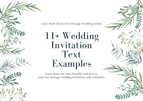 Wedding Invitation Texts Send Texts For Your Wedding Textspot