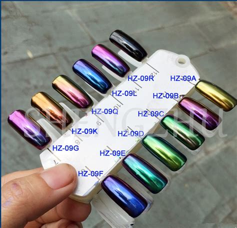 G High Grade Chameleon Chrome Nails Powder Holographic Mirror Powder