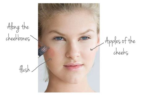 How To Choose The Correct Blush Placement Read More On Blush And
