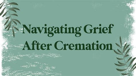 Navigating Grief After Cremation: A Compassionate Guide from Cremation